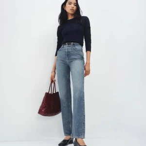 Cynthia High Rise Straight Jeans