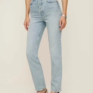 Cynthia High Rise Straight Jeans