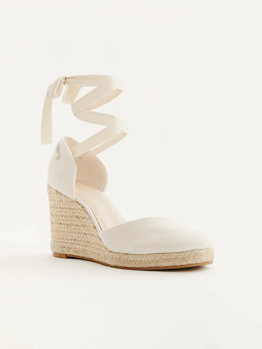 Camilla Lace Up Wedge Espadrille - Image 4