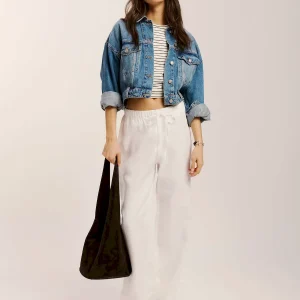 Petites Olina Linen Pant