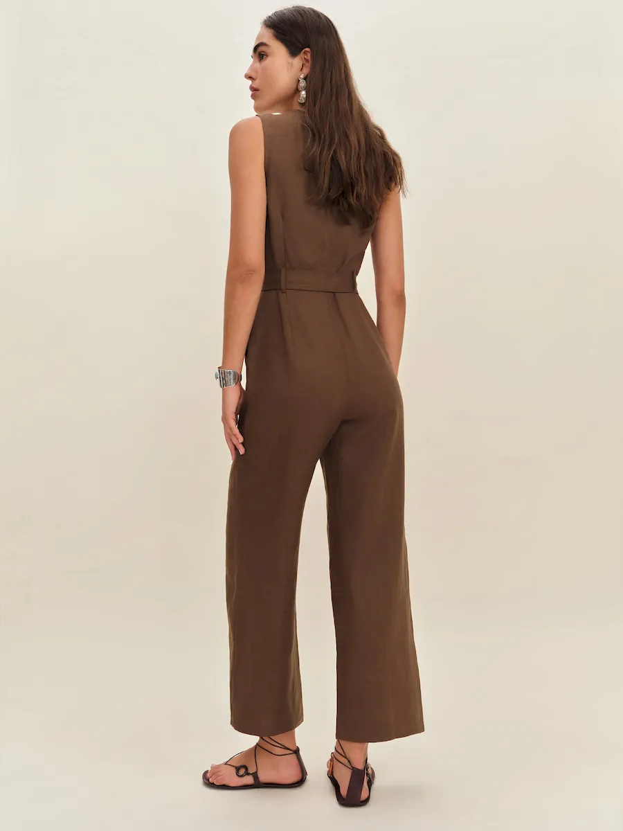Naomi Linen Jumpsuit - Image 4