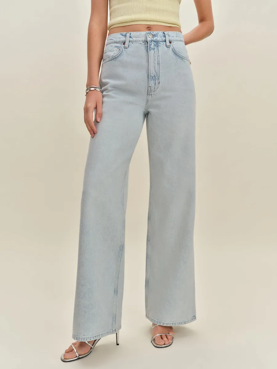 Cary High Rise Slouchy Wide Leg Jeans