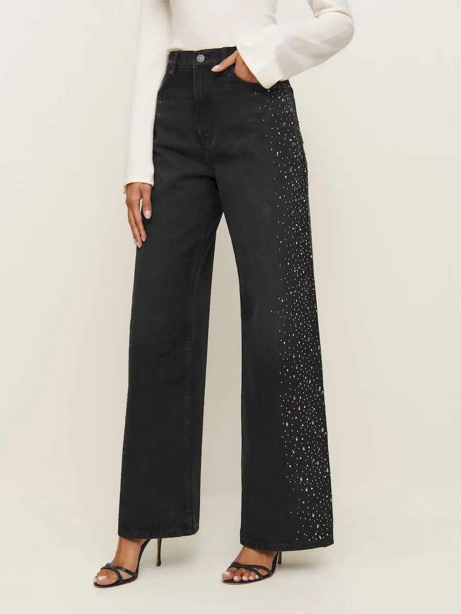Cary High Rise Slouchy Wide Leg Jeans