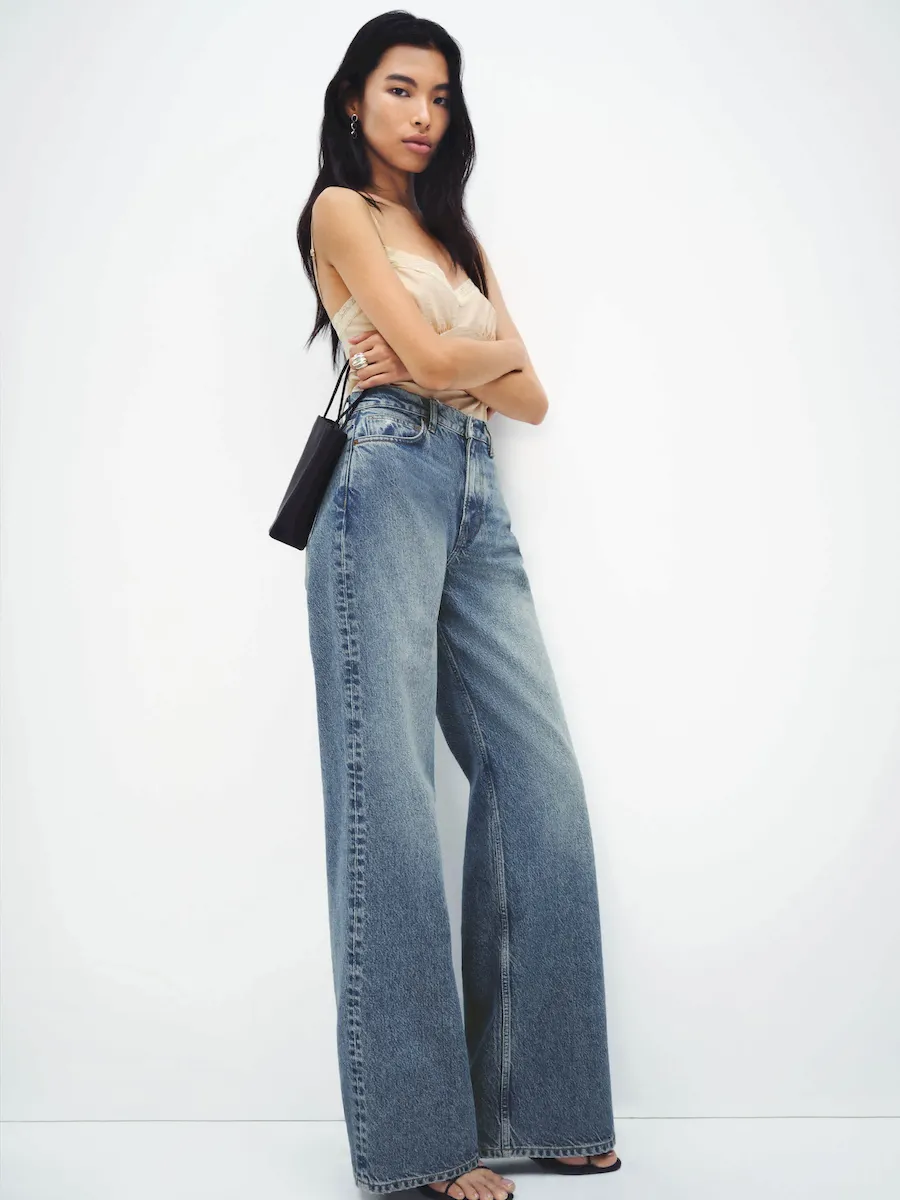 Cary High Rise Slouchy Wide Leg Jeans - Image 2