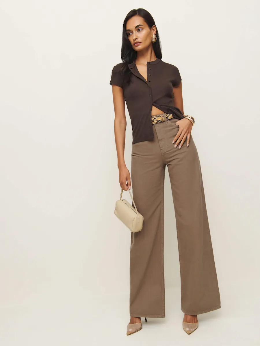 Cary High Rise Slouchy Wide Leg Jeans - Image 2