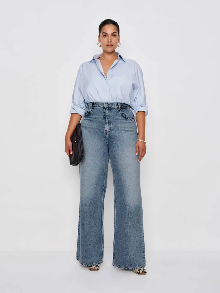 Cary High Rise Slouchy Wide Leg Jeans - Image 4