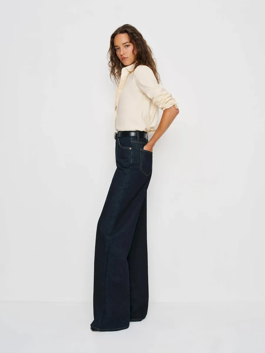 Cary High Rise Slouchy Wide Leg Jeans - Image 4