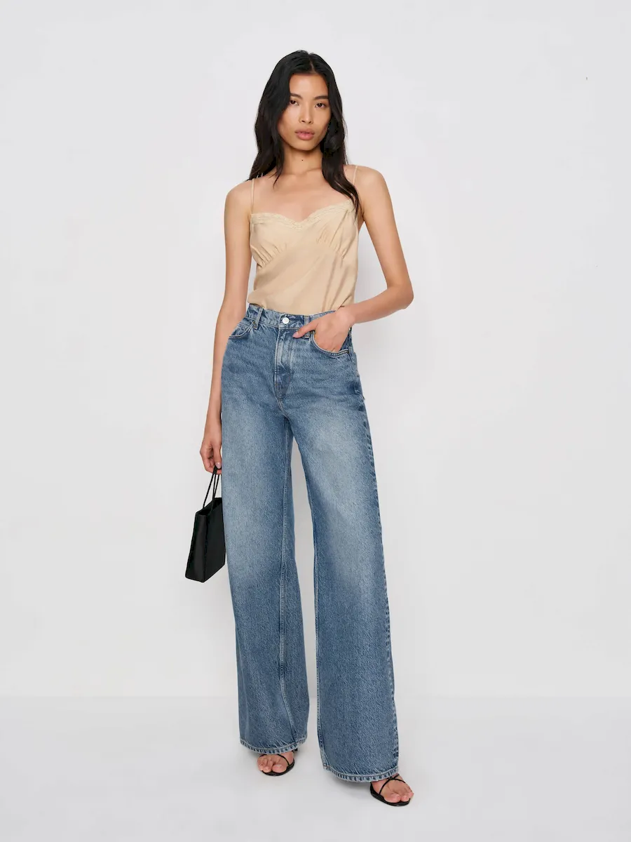 Cary High Rise Slouchy Wide Leg Jeans - Image 5