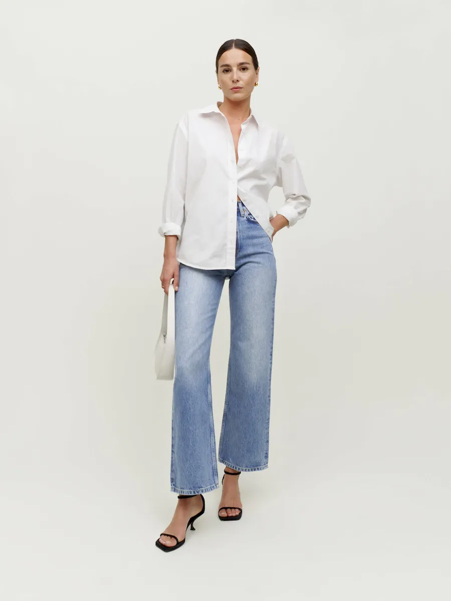 Wilder High Rise Wide Leg Cropped Jeans - Image 6