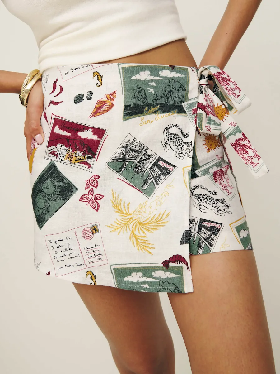 Eva Linen Skort - Image 2