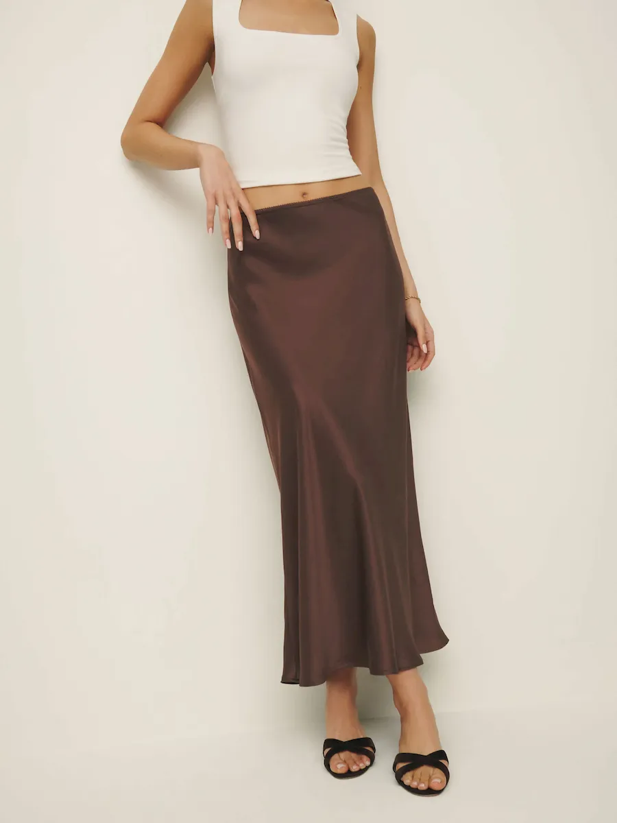 Layla Silk Skirt - Image 2