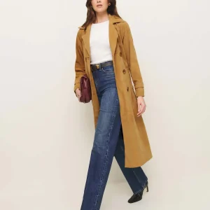 Veda Ashland Leather Trench