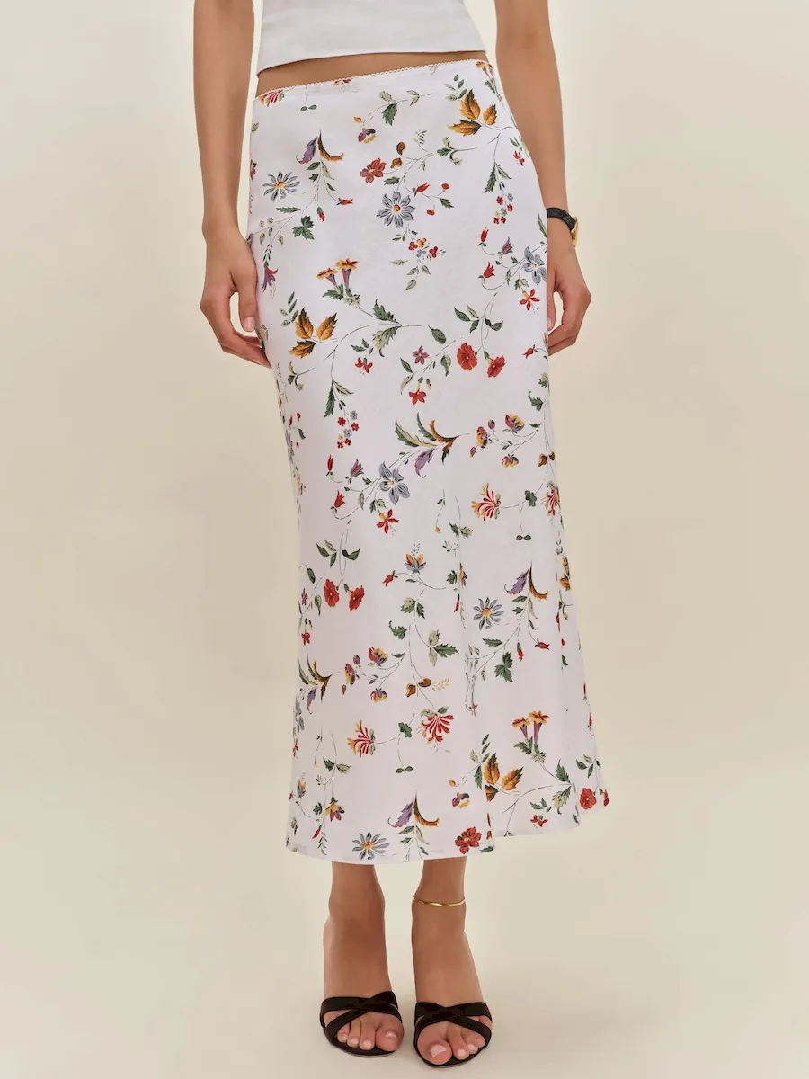 Layla Linen Skirt - Image 2