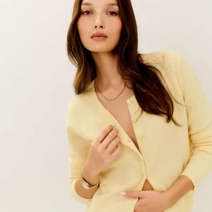 Clara Cashmere Crew Cardigan