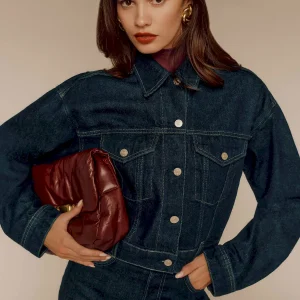 Jori Cropped Denim Jacket