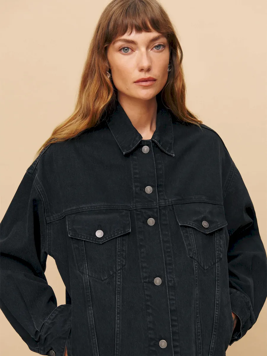 Brooks Oversized Denim Jacket - Image 2