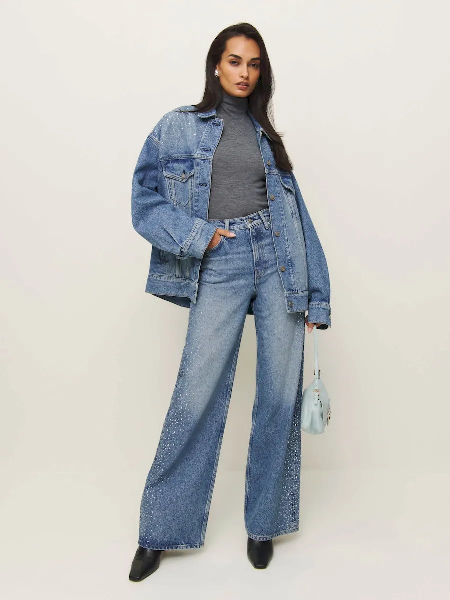 Brooks Oversized Denim Jacket - Image 4