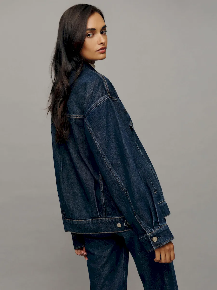 Brooks Oversized Denim Jacket - Image 4