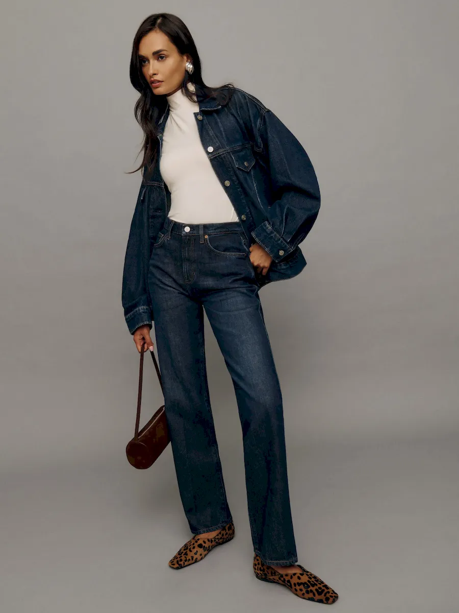 Brooks Oversized Denim Jacket - Image 5