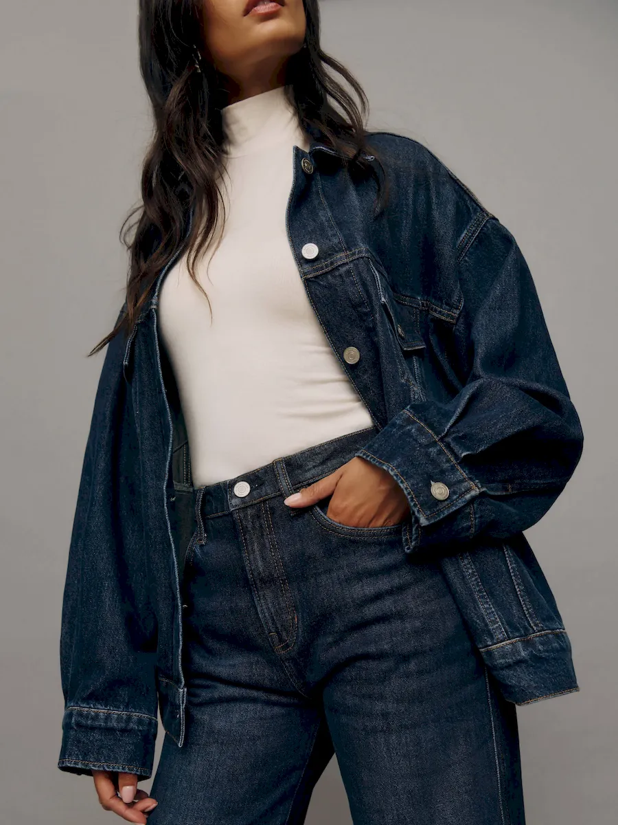 Brooks Oversized Denim Jacket - Image 6