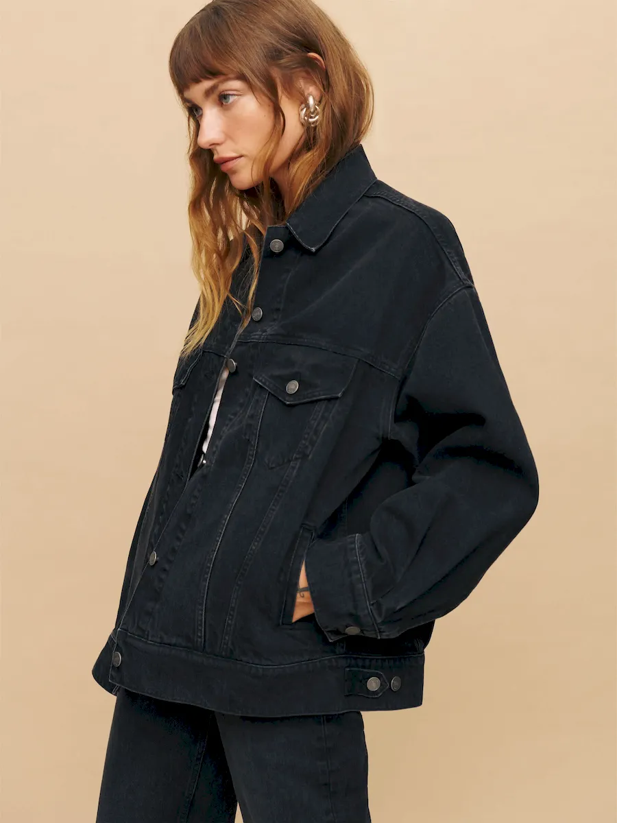 Brooks Oversized Denim Jacket - Image 6