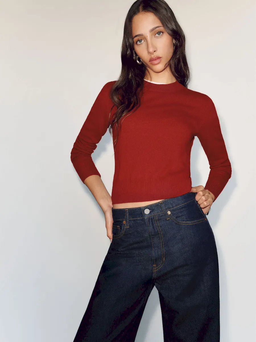 Dana Cashmere Crew Sweater