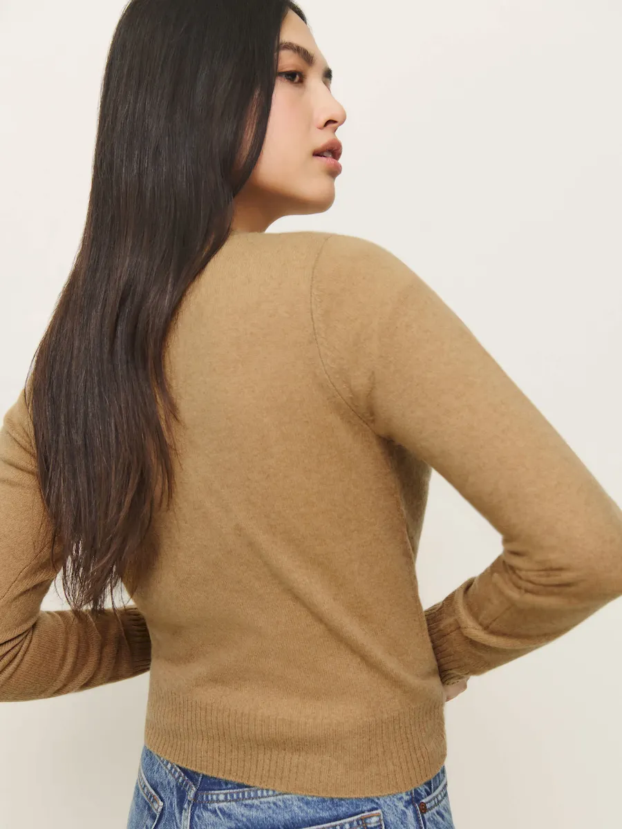Dana Cashmere Crew Sweater - Image 3