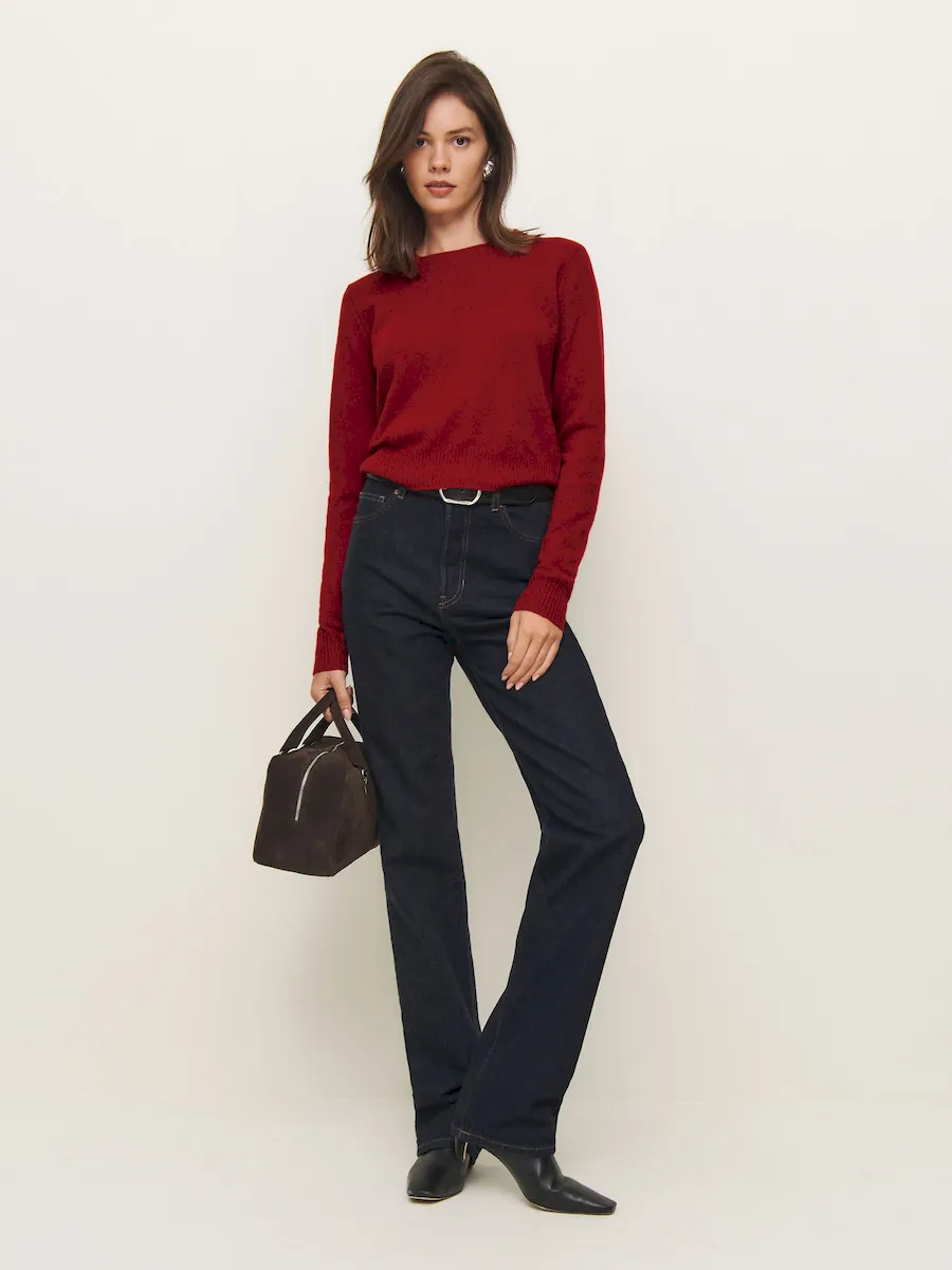 Dana Cashmere Crew Sweater - Image 5