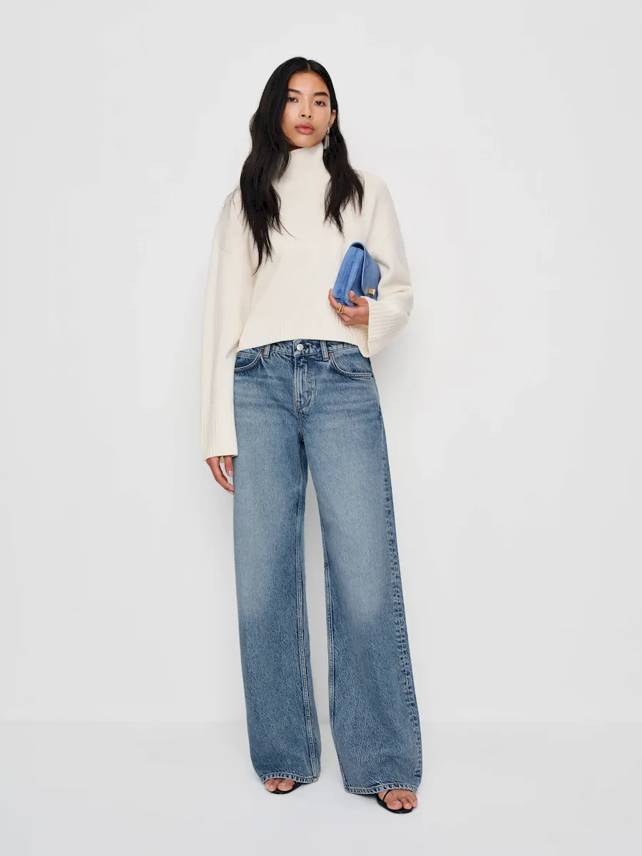Cary Low Rise Slouchy Wide Leg Jeans