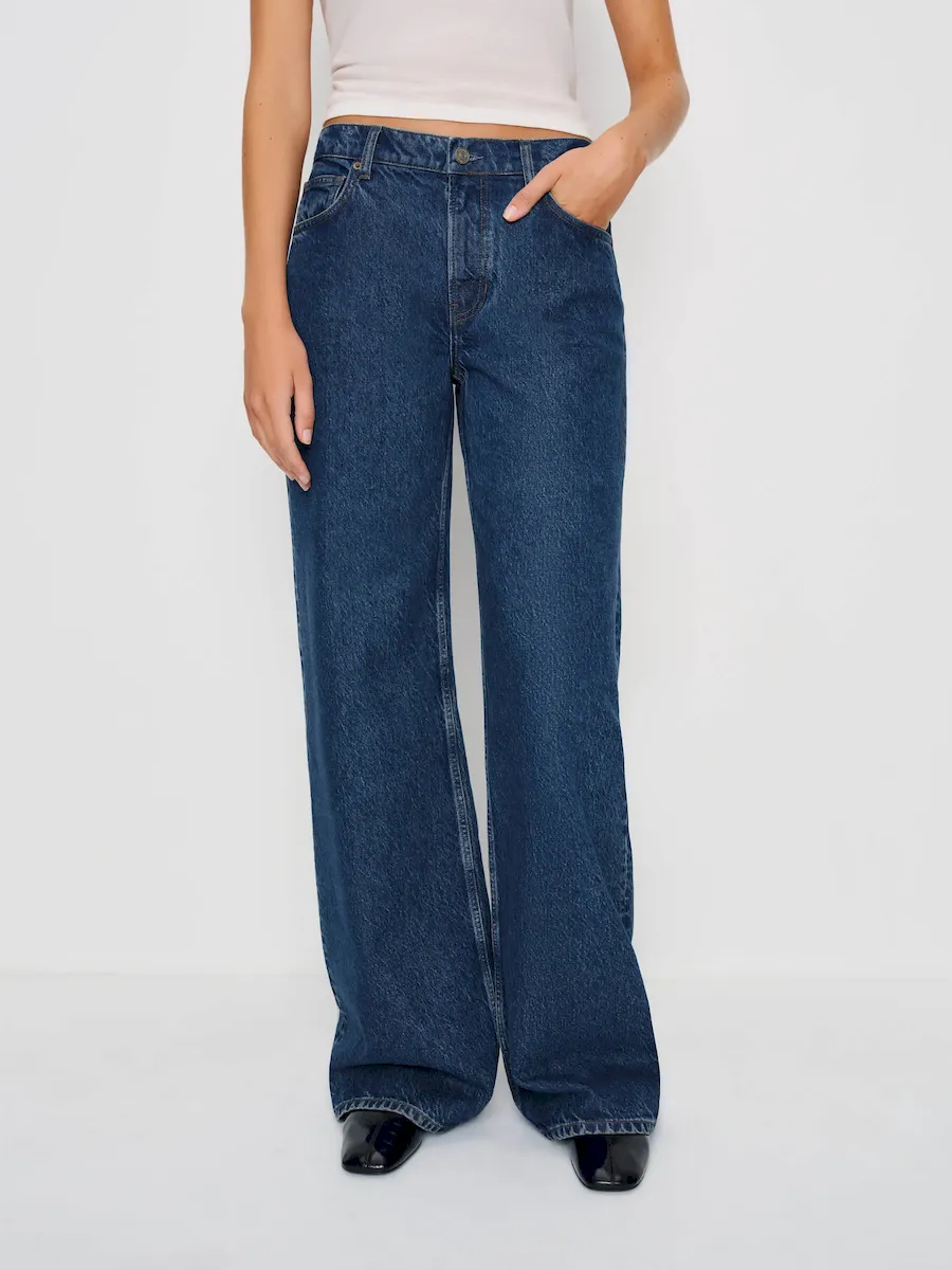 Cary Low Rise Slouchy Wide Leg Jeans - Image 2