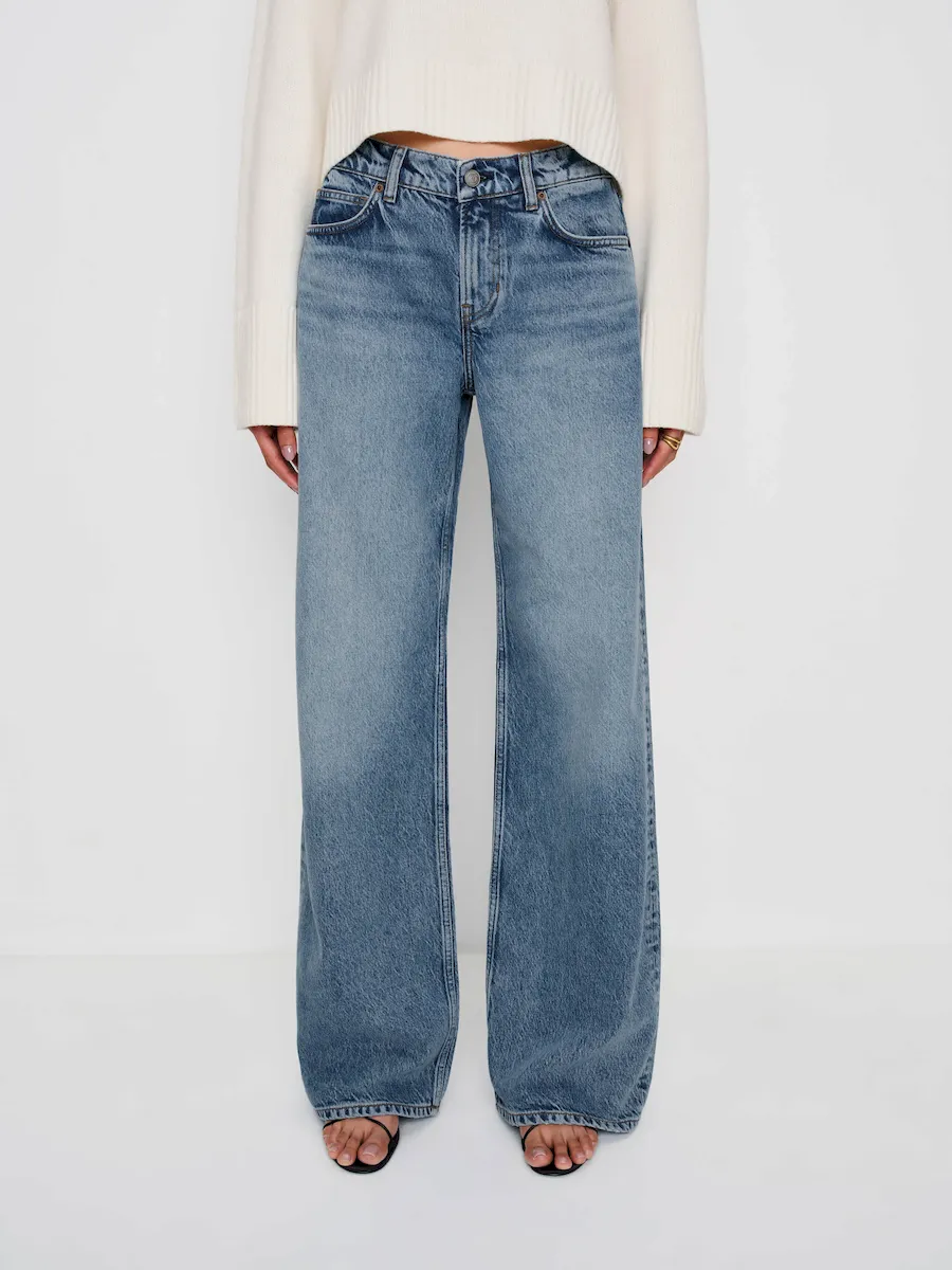 Cary Low Rise Slouchy Wide Leg Jeans - Image 2