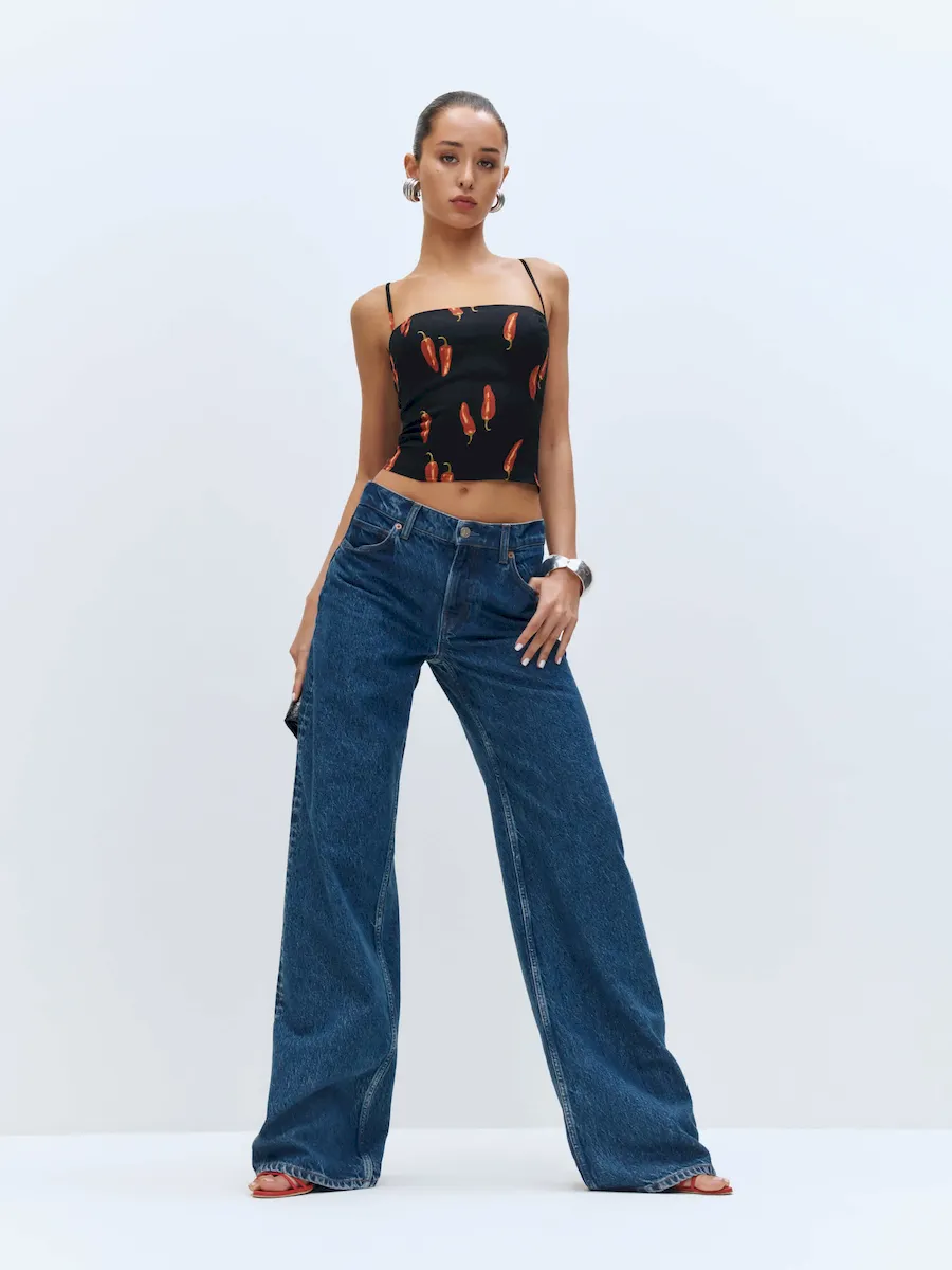 Cary Low Rise Slouchy Wide Leg Jeans - Image 4