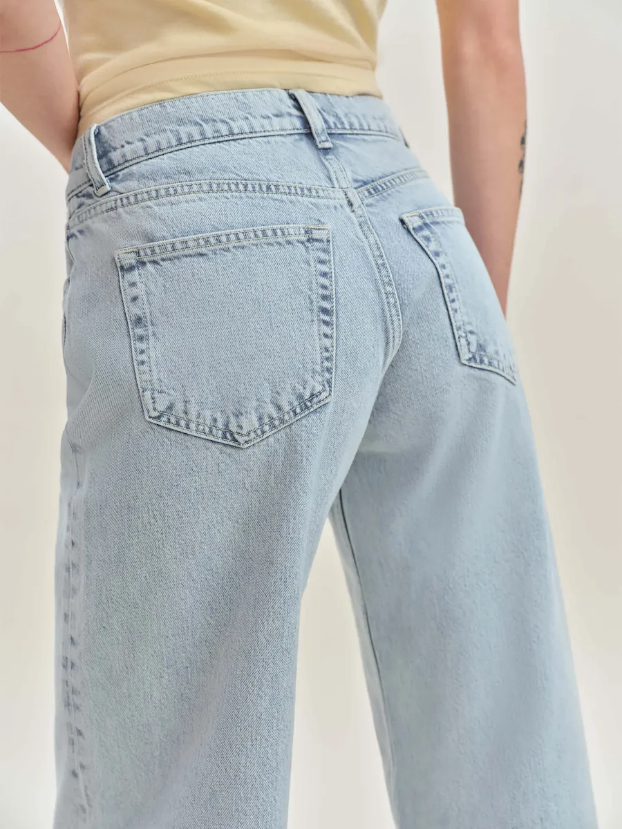 Cary Low Rise Slouchy Wide Leg Jeans - Image 4