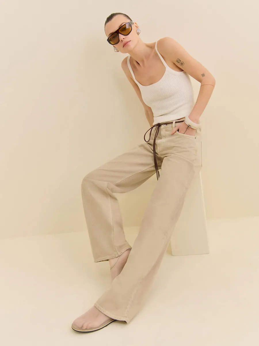 Cary Low Rise Slouchy Wide Leg Jeans - Image 5