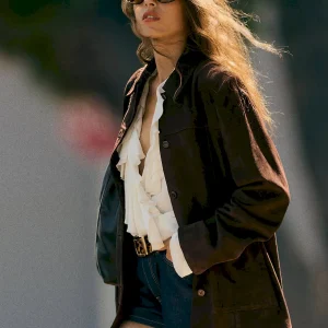 Veda Lincoln Suede Shirt Jacket