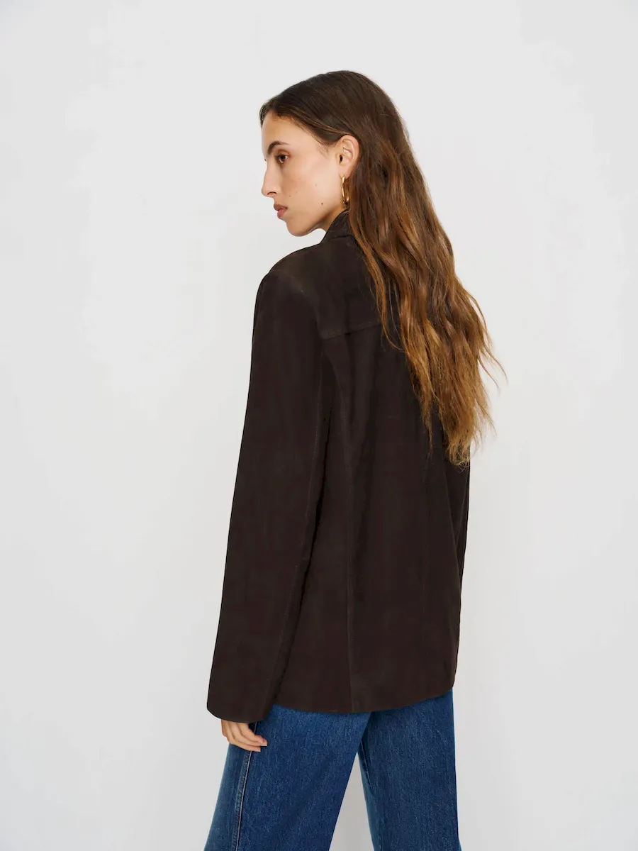 Veda Lincoln Suede Shirt Jacket - Image 4