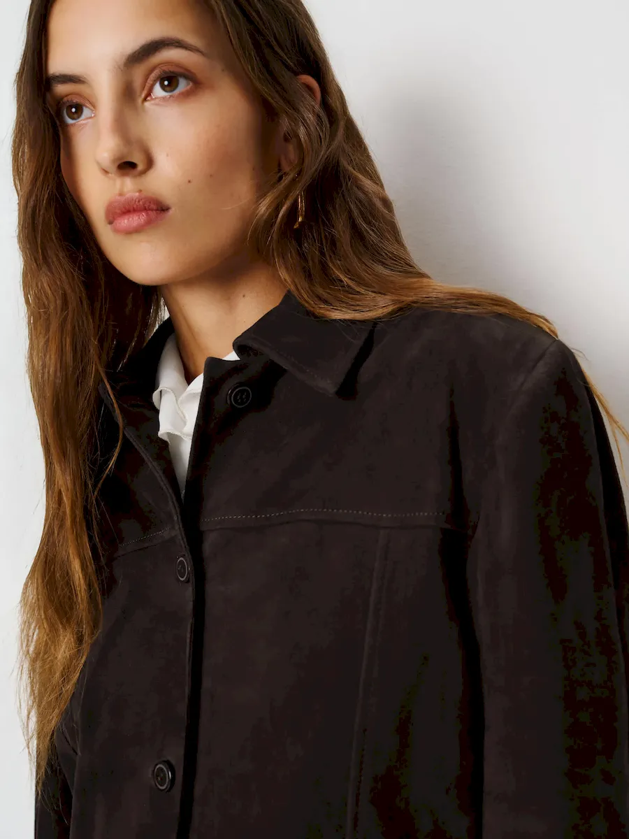 Veda Lincoln Suede Shirt Jacket - Image 6