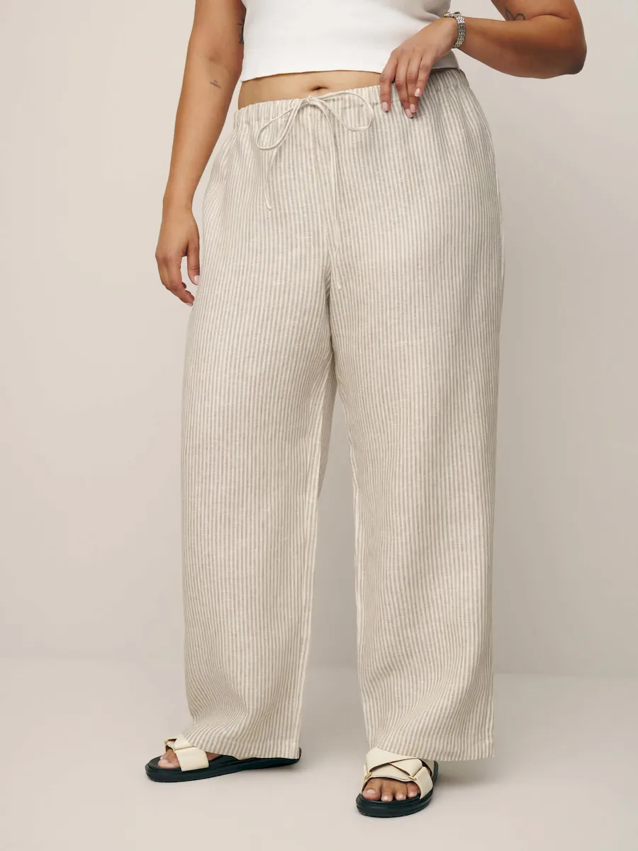 Olina Linen Pant Es - Image 2