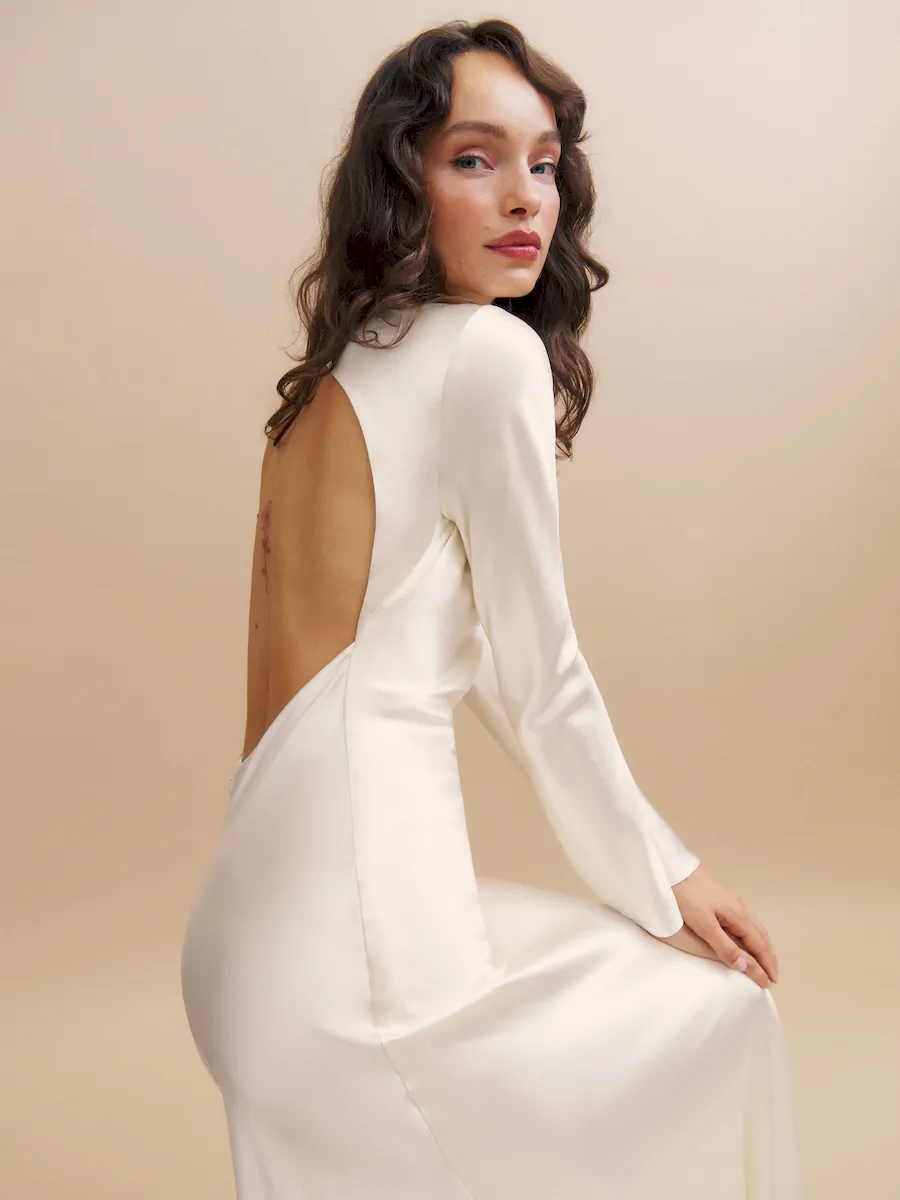 Adwen Silk Dress - Image 4