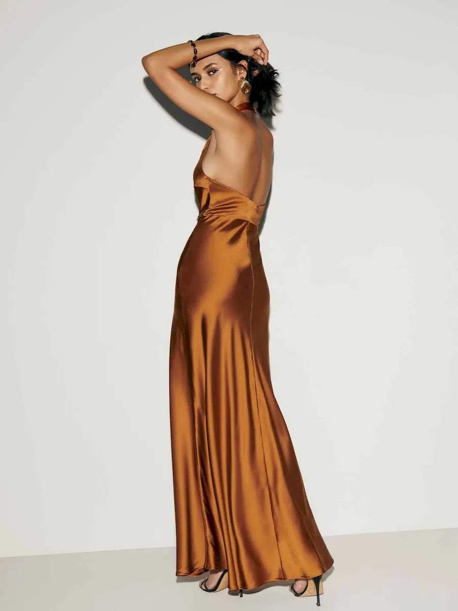 Daniela Silk Dress - Image 3