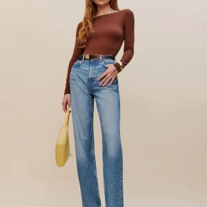 Cary High Rise Slouchy Straight Leg Jeans