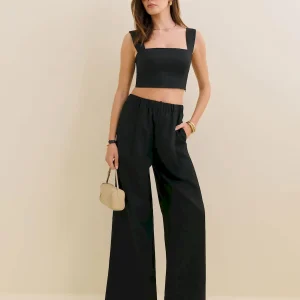 Fernando Linen Wide Leg Pant