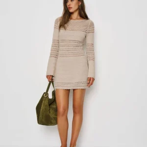 Inda Open Knit Mini Dress