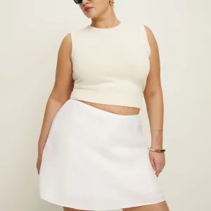 Brandy Linen Skirt Es