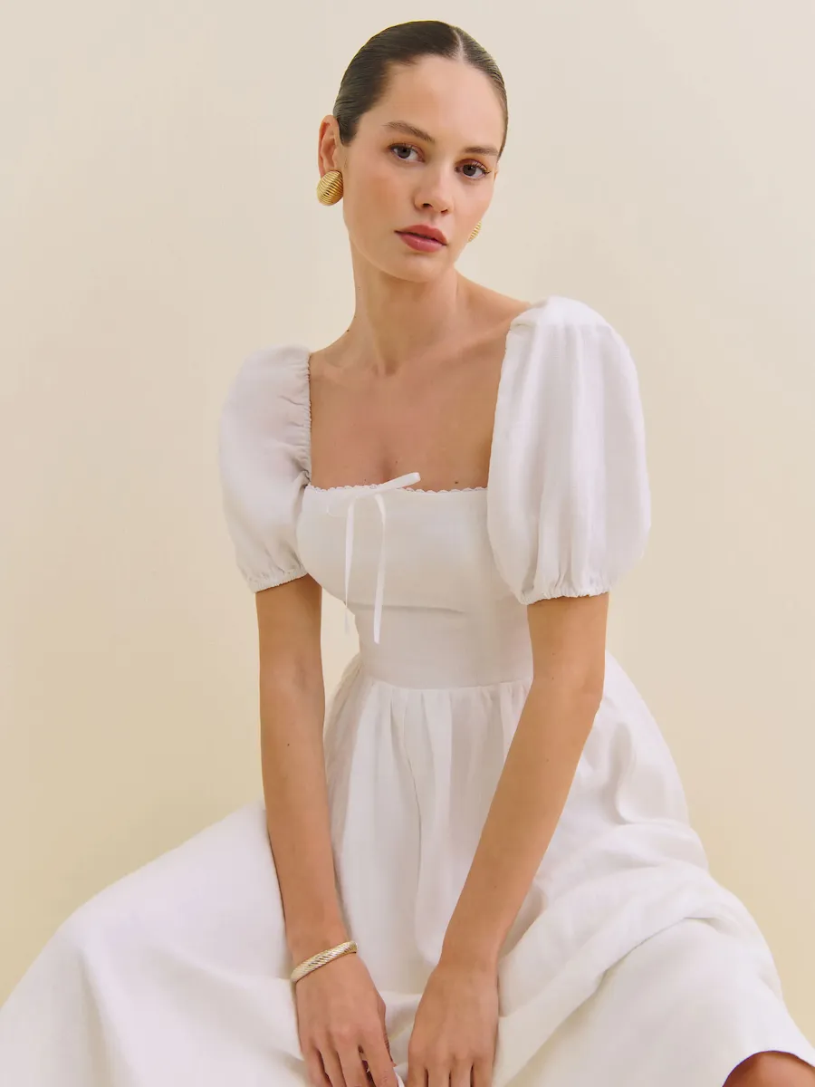 Marella Linen Dress - Image 2