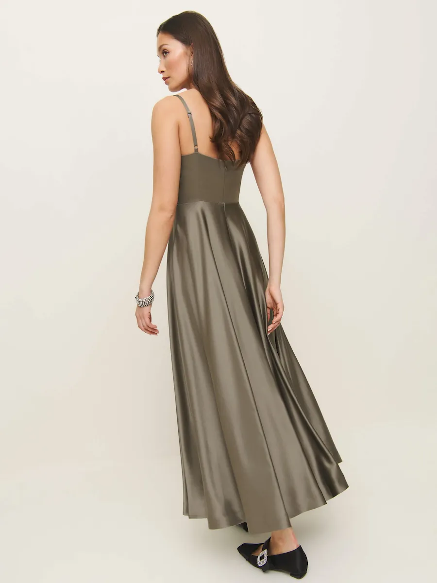 Gracen Satin Dress - Image 3
