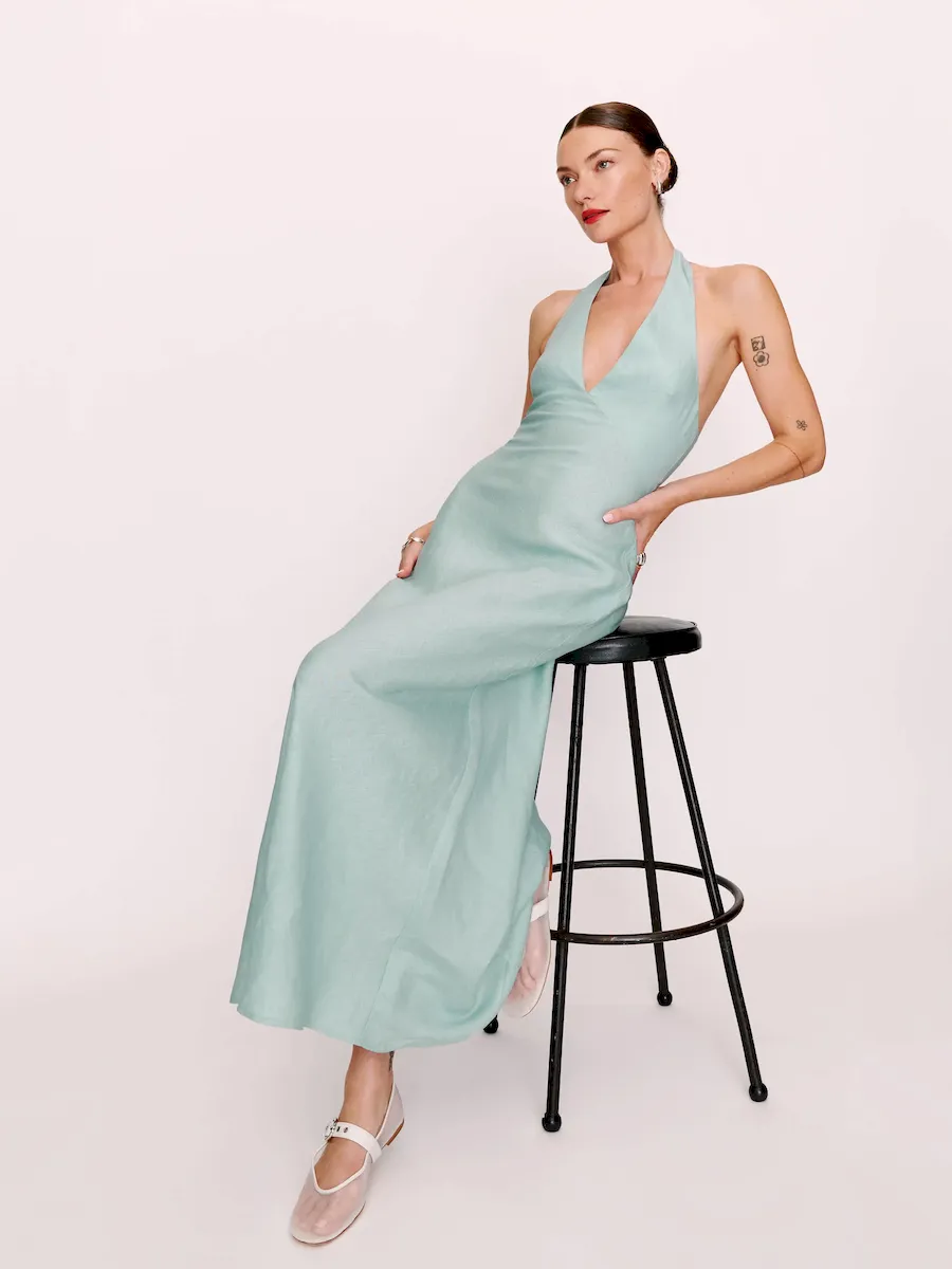 Delilah Linen Dress - Image 4
