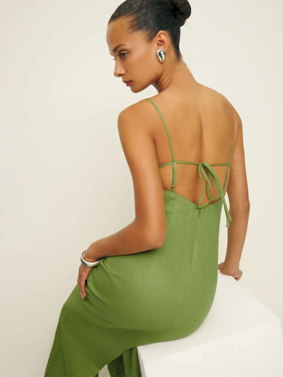 Malibu Linen Dress - Image 3