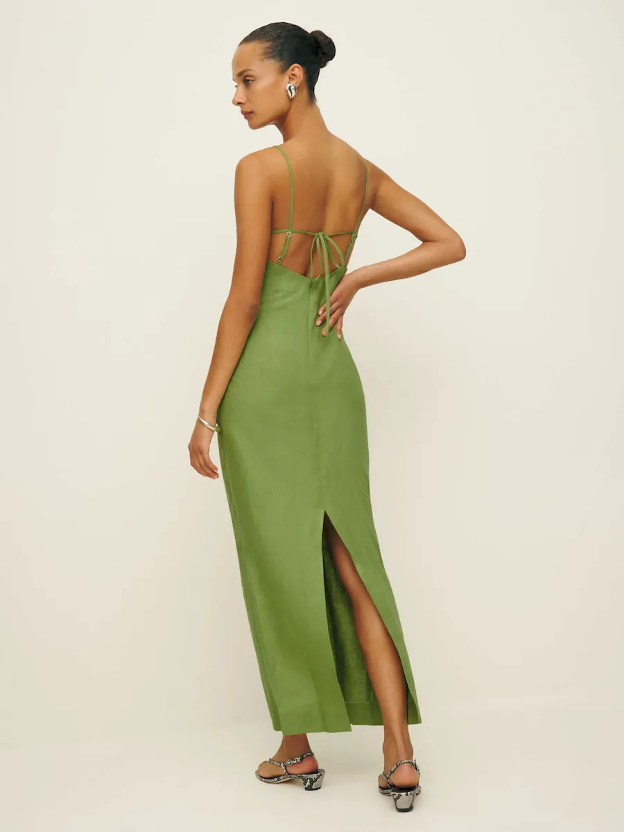 Malibu Linen Dress - Image 4