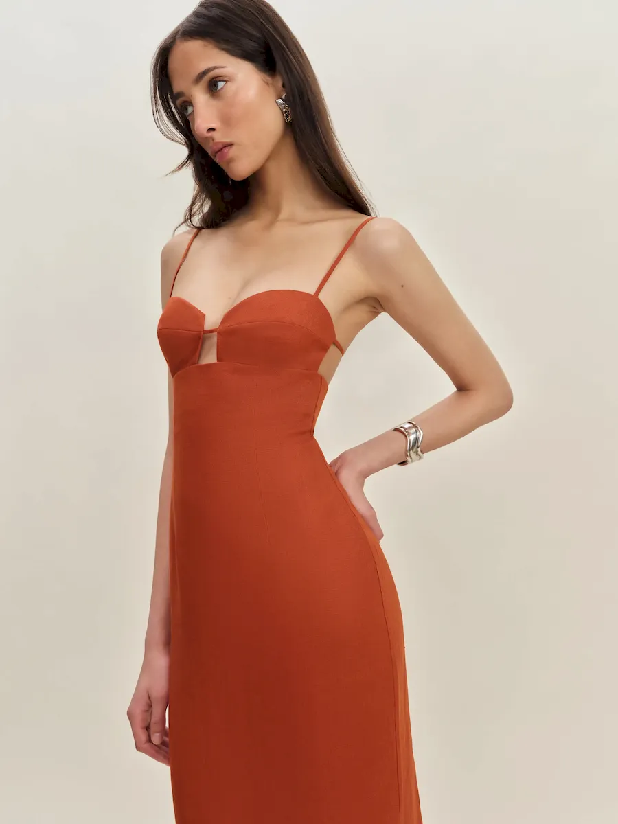 Malibu Linen Dress - Image 6